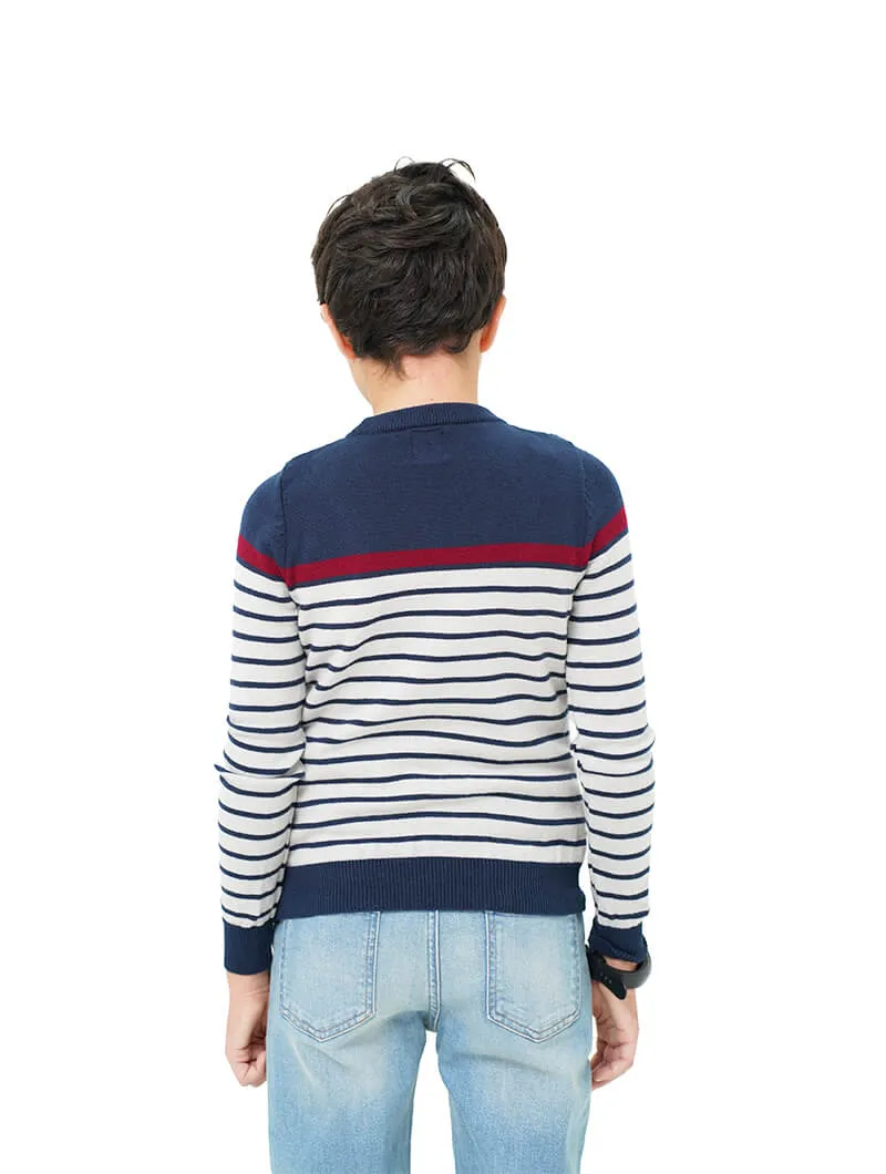 Pull marin garçon